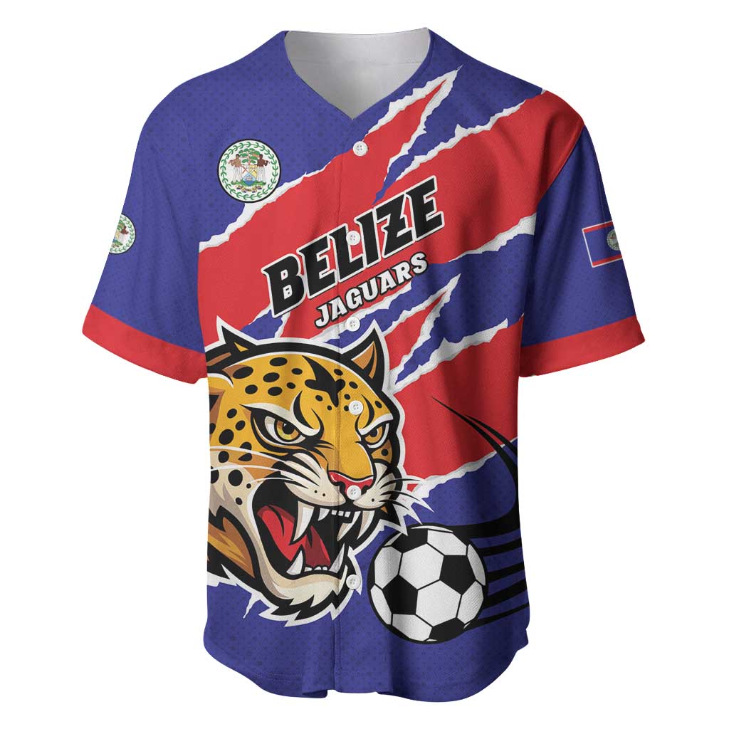 Custom Football Belize Jaguars Baseball Jersey Team Unbelizeables Jaguars