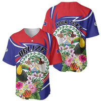 Personalized Belize Toucan Baseball Jersey Sub umbra floreo
