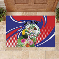 Belize Toucan Rubber Doormat Sub umbra floreo