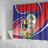Belize Toucan Shower Curtain Sub umbra floreo