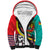 Mozambique Independence Day Sherpa Hoodie Mozambiki Emblem Happy 48th Anniversary - Wonder Print Shop