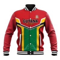 Custom Rugby Guyana Baseball Jacket Guyana Warriors Go Champions - Wonder Print Shop
