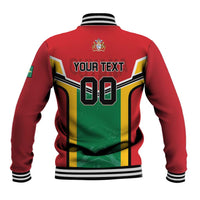 Custom Rugby Guyana Baseball Jacket Guyana Warriors Go Champions - Wonder Print Shop