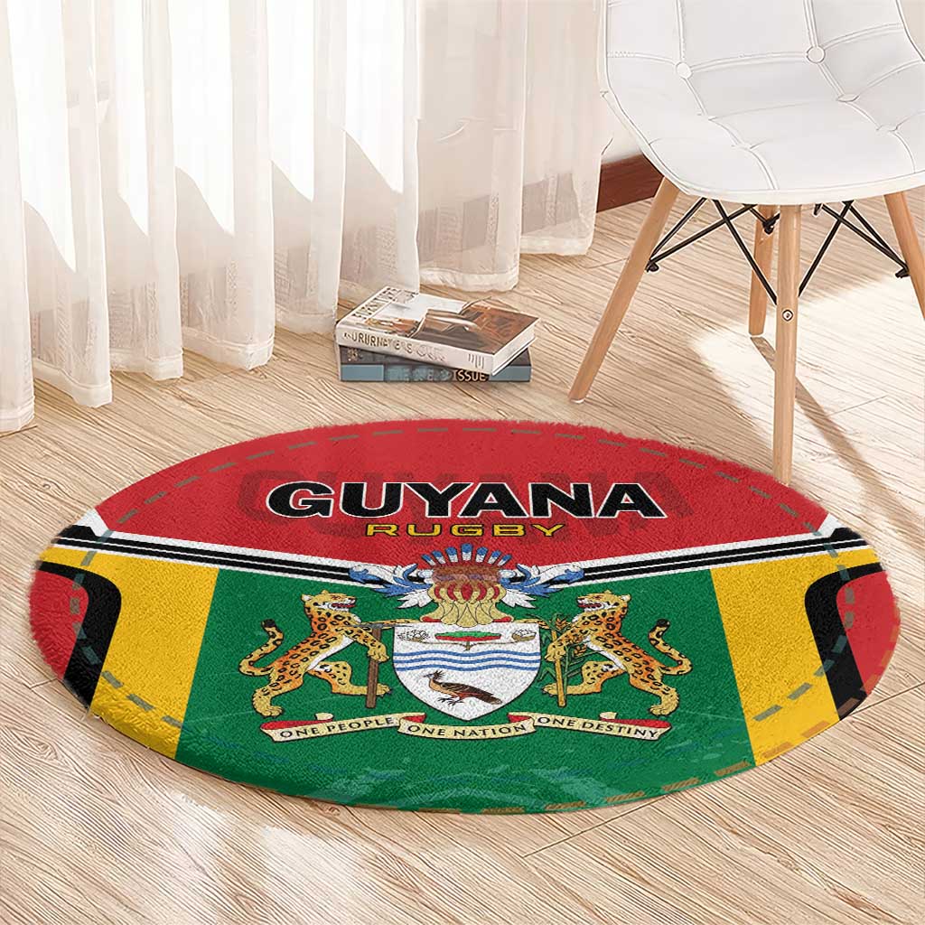Rugby Guyana Round Carpet Guyana Warriors Go Champions - Wonder Print Shop