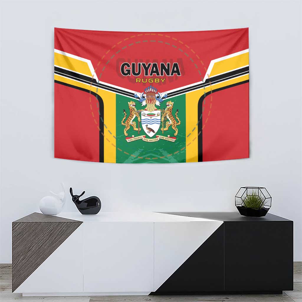 Rugby Guyana Tapestry Guyana Warriors Go Champions - Wonder Print Shop