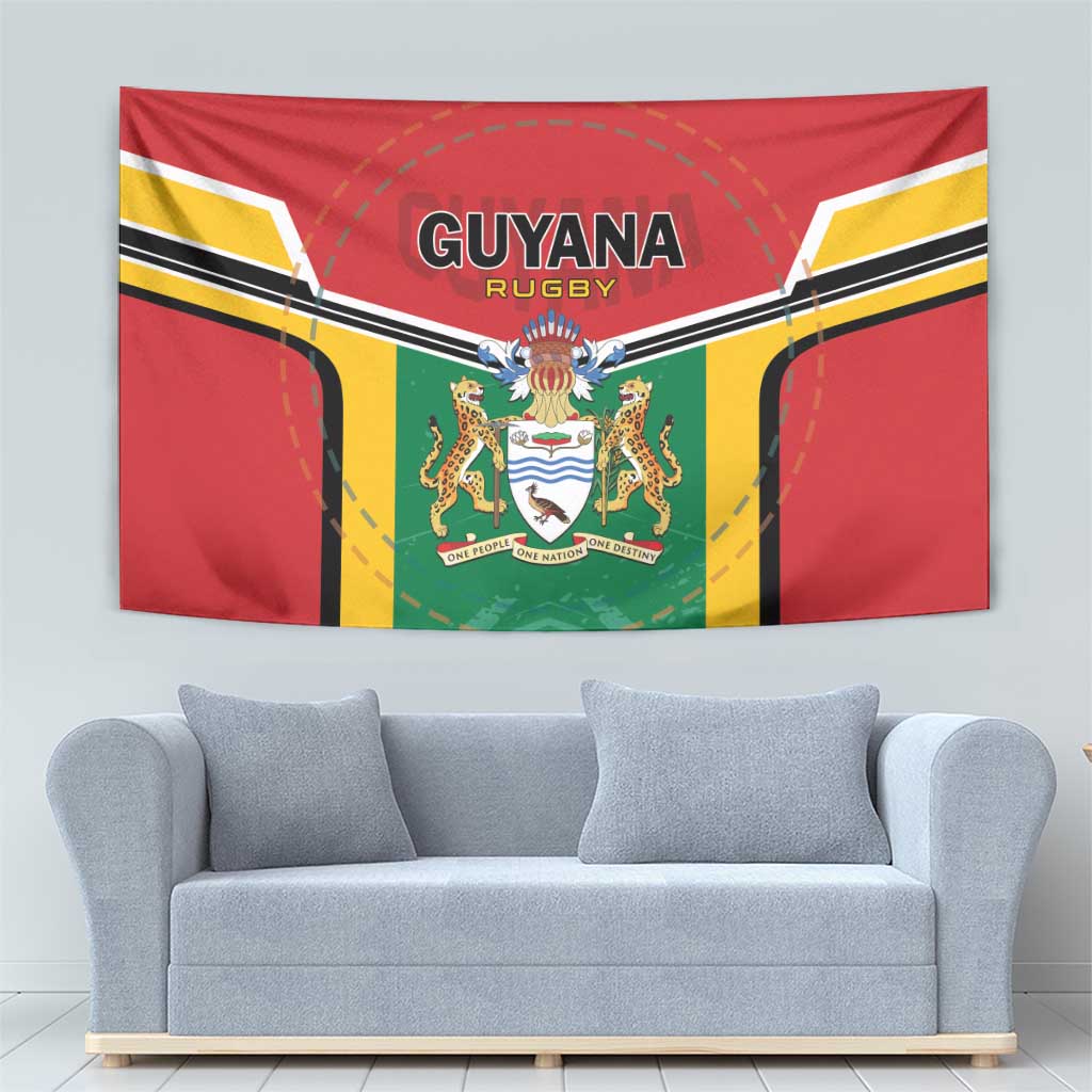 Rugby Guyana Tapestry Guyana Warriors Go Champions - Wonder Print Shop