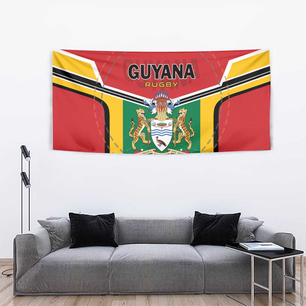 Rugby Guyana Tapestry Guyana Warriors Go Champions - Wonder Print Shop