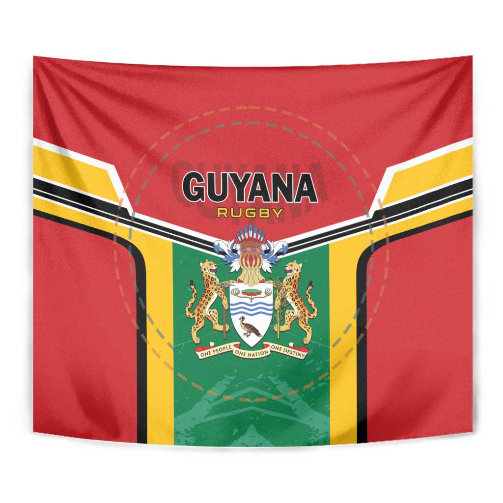 Rugby Guyana Tapestry Guyana Warriors Go Champions - Wonder Print Shop