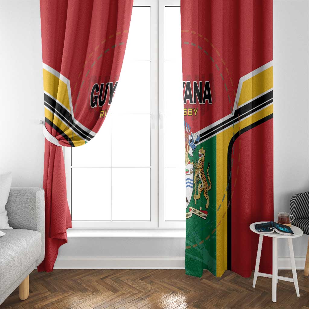 Rugby Guyana Window Curtain Guyana Warriors Go Champions - Wonder Print Shop
