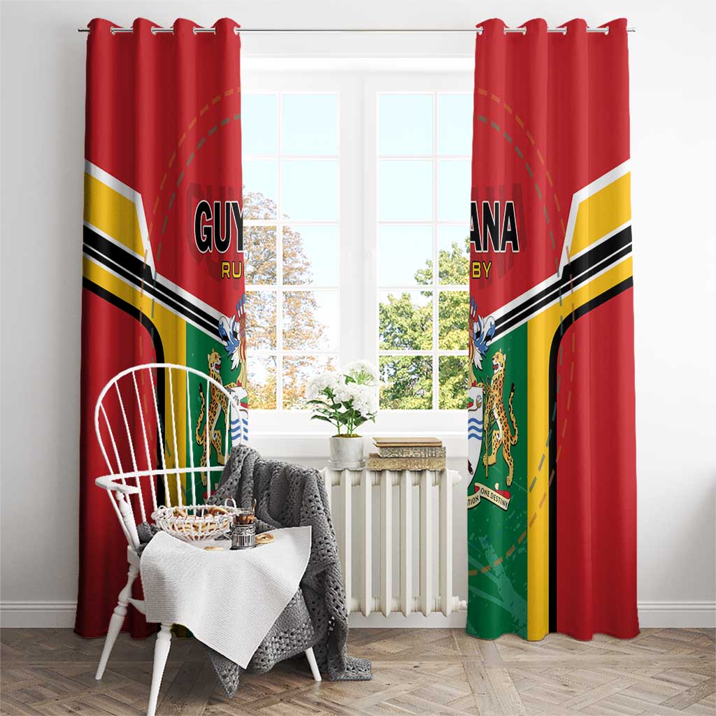 Rugby Guyana Window Curtain Guyana Warriors Go Champions - Wonder Print Shop