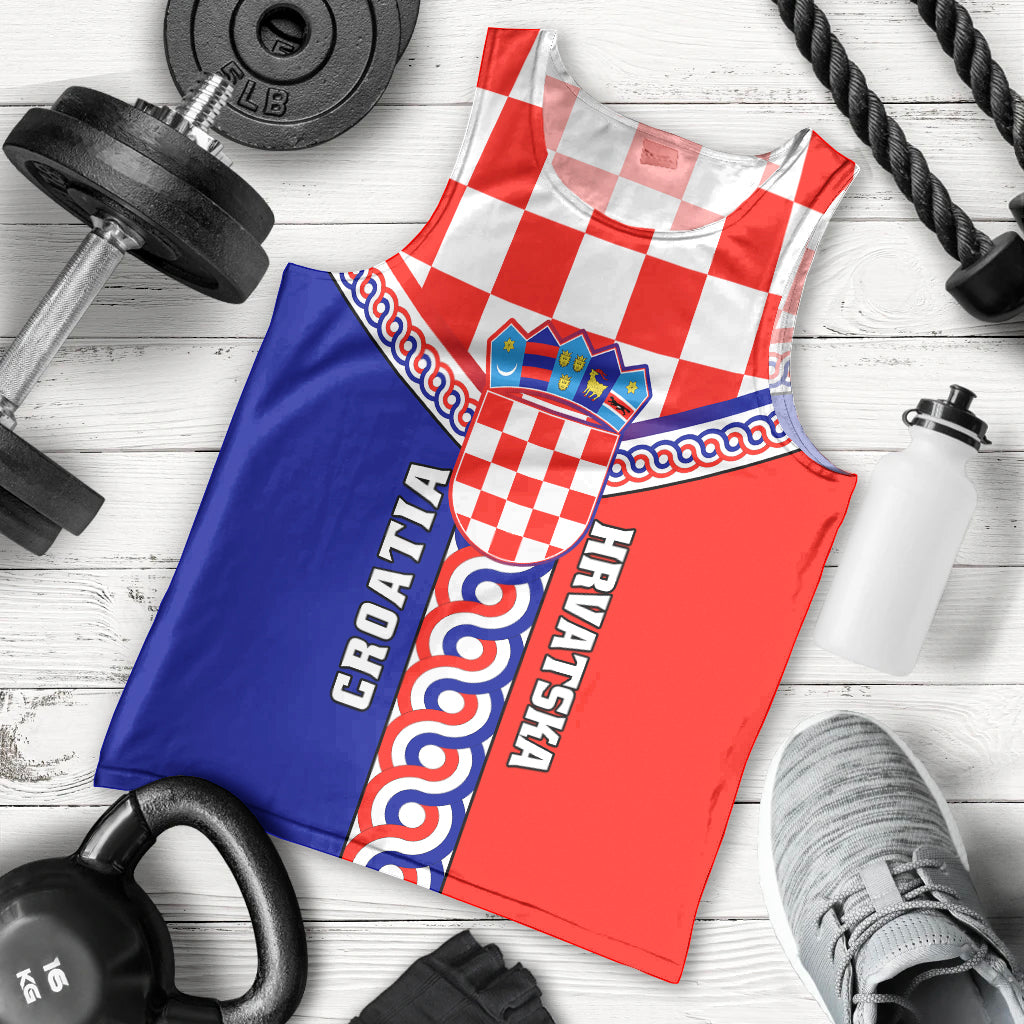 custom-croatia-men-tank-top-hrvatska-interlace-with-coat-of-arms