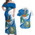 Guatemala Couples Matching Off Shoulder Maxi Dress and Hawaiian Shirt Guatemalan Quetzal With Coat of Arms - Wonder Print Shop