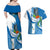 Guatemala Couples Matching Off Shoulder Maxi Dress and Hawaiian Shirt Guatemalan Quetzal With Coat of Arms - Wonder Print Shop