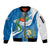 Guatemala Sleeve Zip Bomber Jacket Guatemalan Quetzal With Coat of Arms - Wonder Print Shop