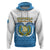 Guatemala Independence Day Hoodie Guatemalan Coat of Arms Mix Maya Pattern - Wonder Print Shop