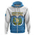 Guatemala Independence Day Hoodie Guatemalan Coat of Arms Mix Maya Pattern - Wonder Print Shop