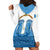 Guatemala Independence Day Hoodie Dress Guatemalan Coat of Arms Mix Maya Pattern - Wonder Print Shop