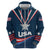 Custom USA Star Medal Hoodie United States of America Champion - Wonder Print Shop