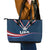 USA Silver Star Medal Leather Tote Bag Team USA Champion