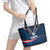 USA Silver Star Medal Leather Tote Bag Team USA Champion