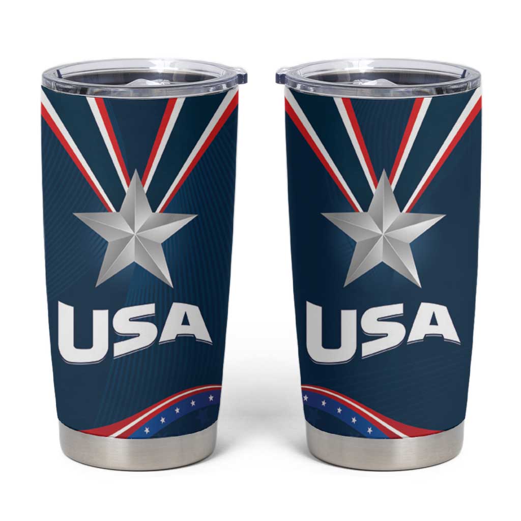 USA Silver Star Medal Tumbler Cup Team USA Champion