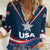 Custom USA Star Medal Women Casual Shirt United States of America Champion - Wonder Print Shop