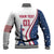 Custom USA Eiffel Tower Baseball Jacket One Nation One Team - Wonder Print Shop