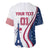 Custom USA Eiffel Tower Baseball Jersey One Nation One Team - Wonder Print Shop