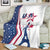 USA Eiffel Tower Blanket One Nation One Team