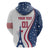 Custom USA Eiffel Tower Hoodie One Nation One Team - Wonder Print Shop