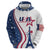 Custom USA Eiffel Tower Hoodie One Nation One Team - Wonder Print Shop