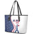 USA Eiffel Tower Leather Tote Bag One Nation One Team