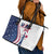 USA Eiffel Tower Leather Tote Bag One Nation One Team