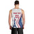 Custom USA Eiffel Tower Men Tank Top One Nation One Team - Wonder Print Shop