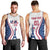 Custom USA Eiffel Tower Men Tank Top One Nation One Team - Wonder Print Shop