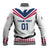 Custom USA 2024 Eiffel Tower Baseball Jacket United States Summer Sport - Wonder Print Shop