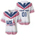 Custom USA 2024 Eiffel Tower Baseball Jersey United States Summer Sport - Wonder Print Shop