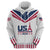 Custom USA 2024 Eiffel Tower Hoodie United States Summer Sport - Wonder Print Shop