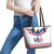 USA 2024 Eiffel Tower Leather Tote Bag United States Summer Sport