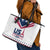 USA 2024 Eiffel Tower Leather Tote Bag United States Summer Sport