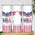 USA 2024 Eiffel Tower Skinny Tumbler United States Summer Sport