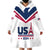 Custom USA 2024 Eiffel Tower Wearable Blanket Hoodie United States Summer Sport - Wonder Print Shop