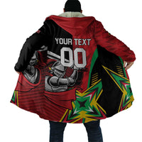 Custom Amazon Warriors Vs Knight Riders Cloak Trinbago and Guyana Face Off Cricket LT01