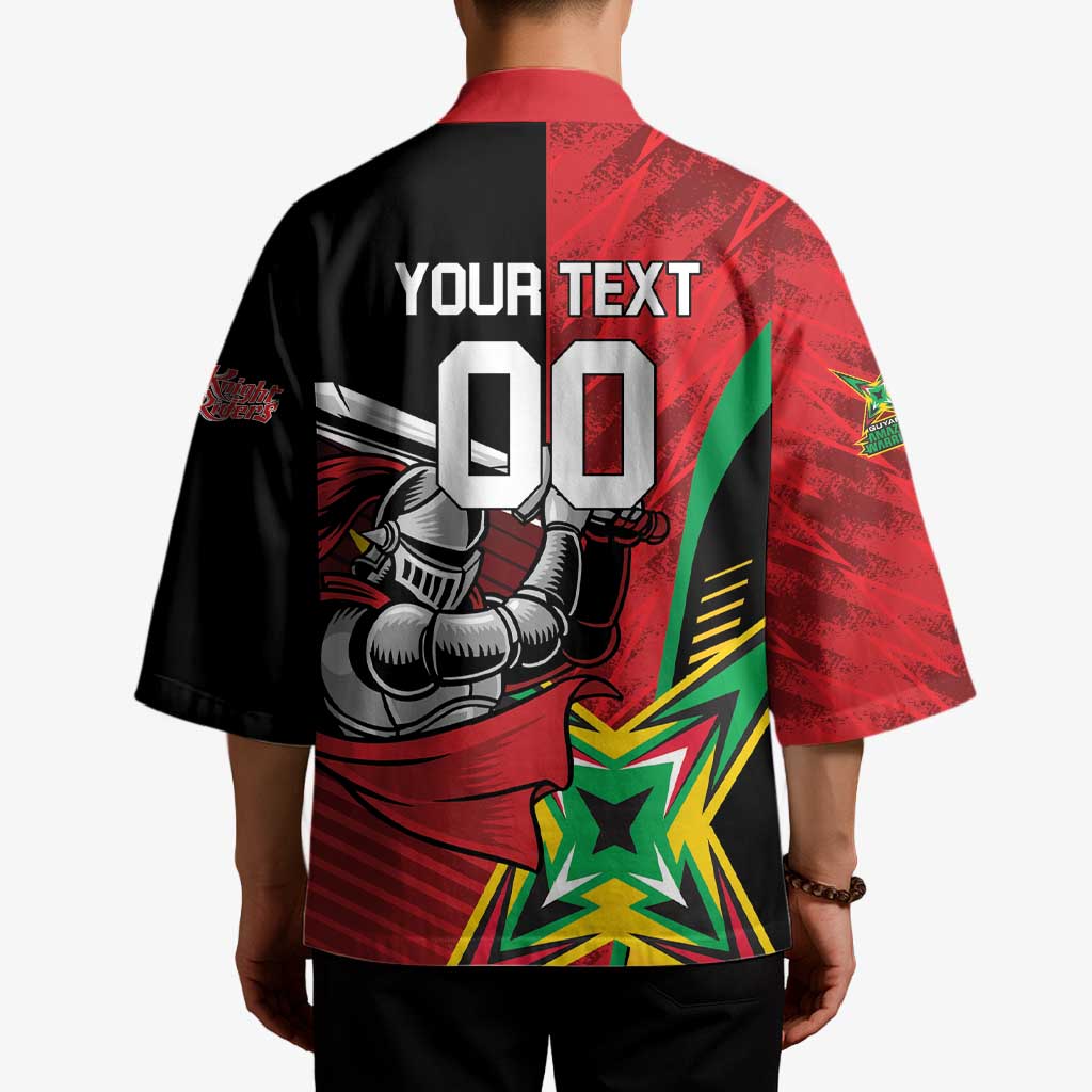 Custom Amazon Warriors Vs Knight Riders Kimono Trinbago and Guyana Face Off Cricket LT01