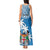 Personalised Fiji Tank Maxi Dress Bula Fijian Tapa Pattern - Wonder Print Shop