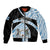 Botswana Independence Day Bomber Jacket Lefatshe la Botswana Zebra Pattern - Wonder Print Shop