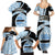 Botswana Independence Day Family Matching Summer Maxi Dress and Hawaiian Shirt Lefatshe la Botswana Zebra Pattern - Wonder Print Shop