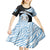 Botswana Independence Day Kid Short Sleeve Dress Lefatshe la Botswana Zebra Pattern - Wonder Print Shop