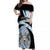 Botswana Independence Day Off Shoulder Maxi Dress Lefatshe la Botswana Zebra Pattern - Wonder Print Shop