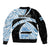 Personalised Botswana Independence Day Bomber Jacket Lefatshe la Botswana Zebra Pattern - Wonder Print Shop